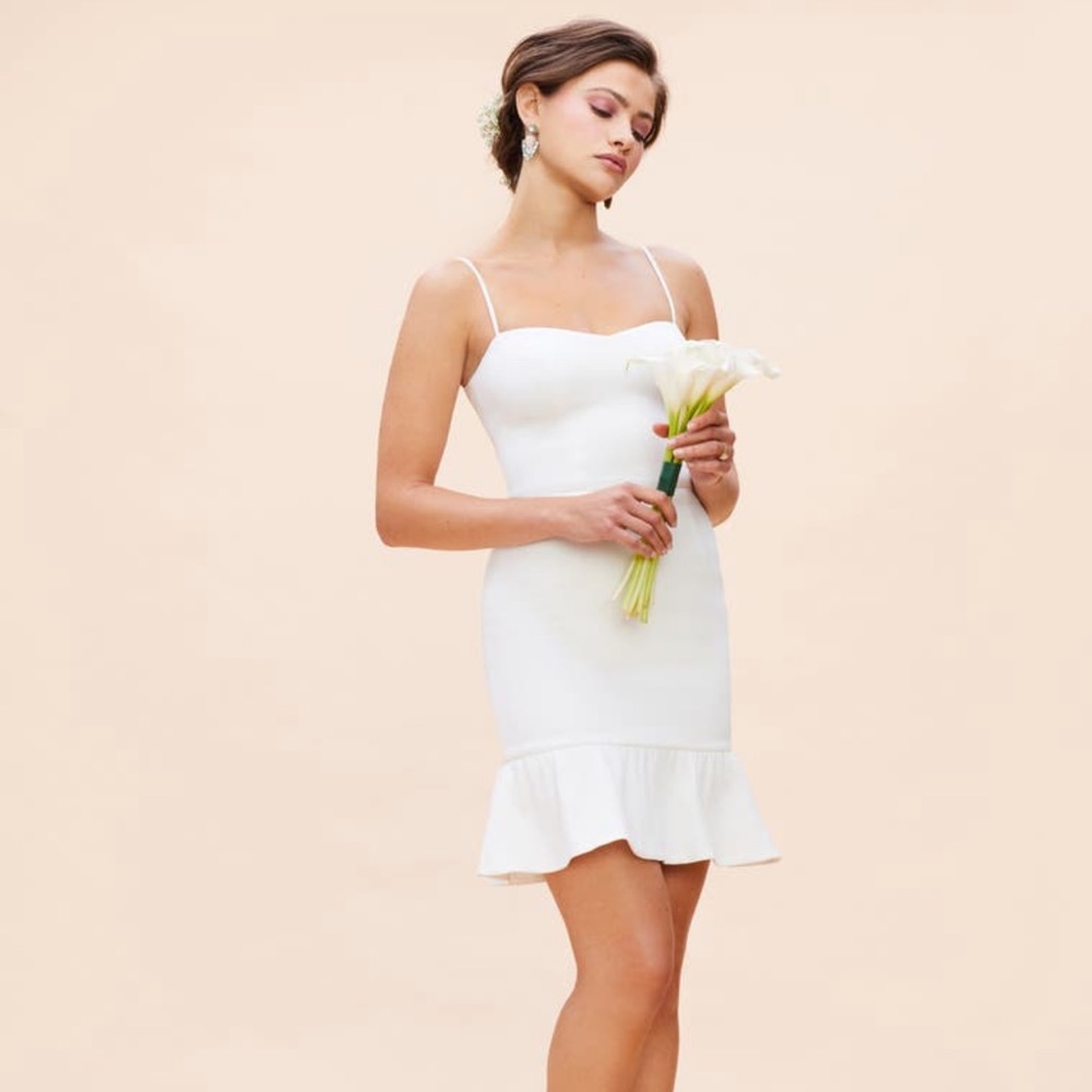 Dress the Popular Mira Mini Dress - White